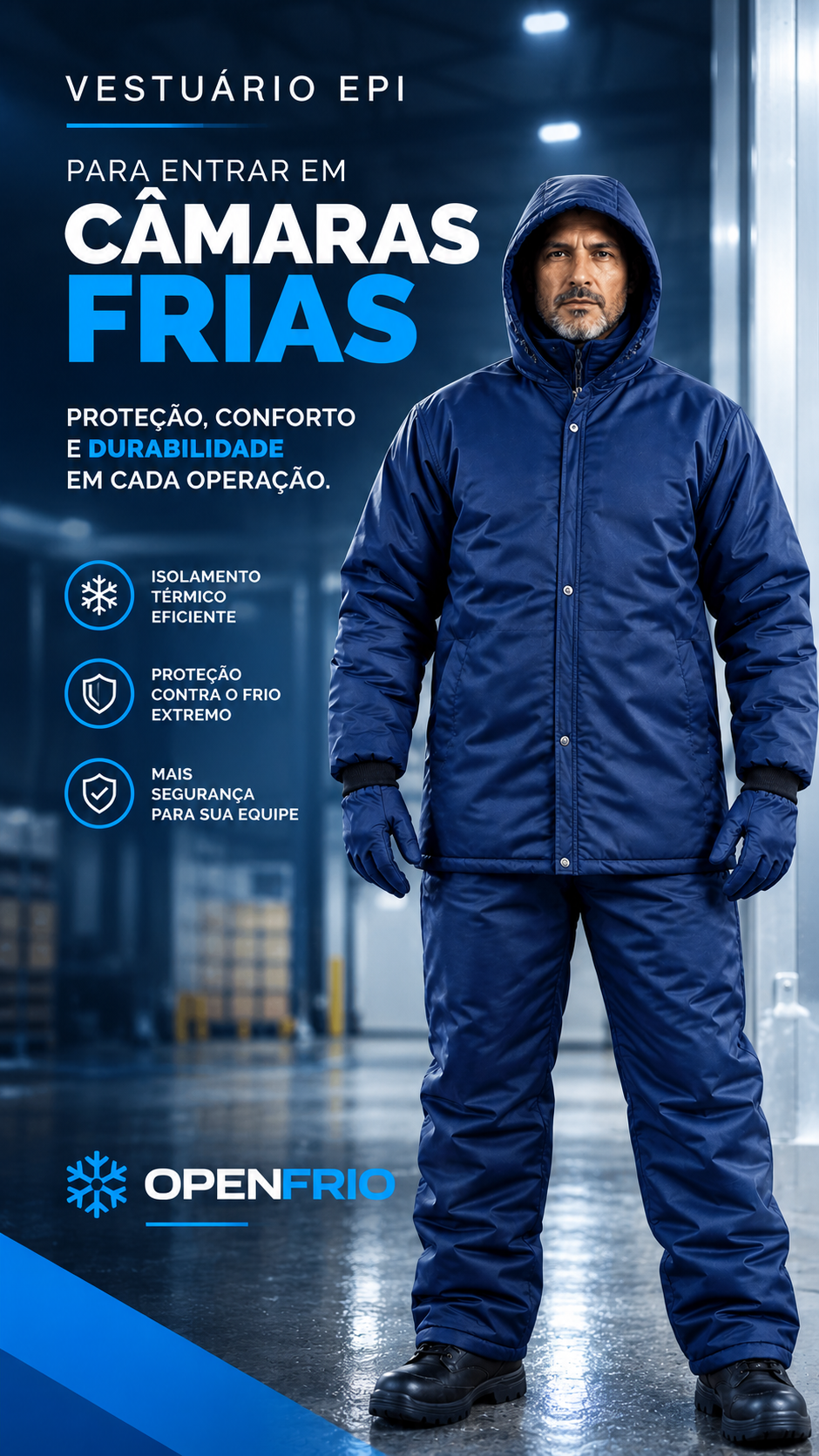 Kit Japona + Calça + Luva Térmica